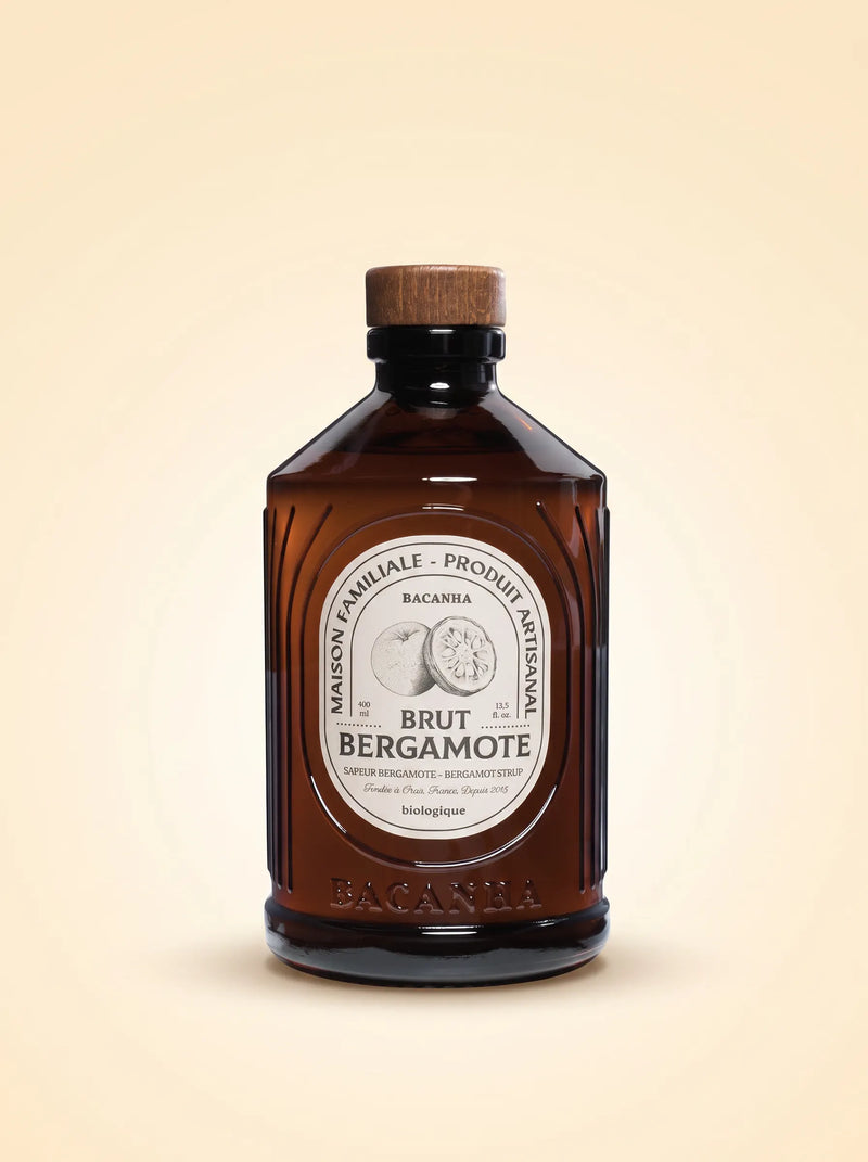 Bacanha Sirop Brut Bergamota — Sirope natural ecológico