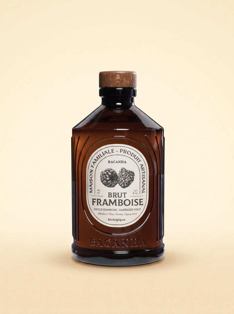 Bacanha Sirop Brut Frambuesa — Sirope natural ecológico
