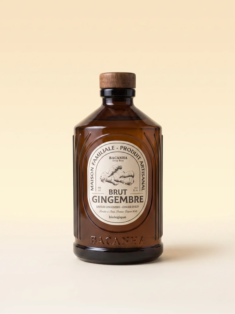Bacanha Sirop Brut Jengibre —Sirope natural ecológico