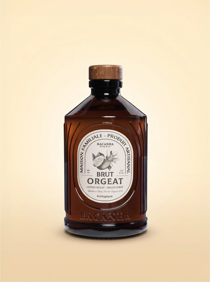 Bacanha Sirop Brut Orgeat — Sirope natural ecológico