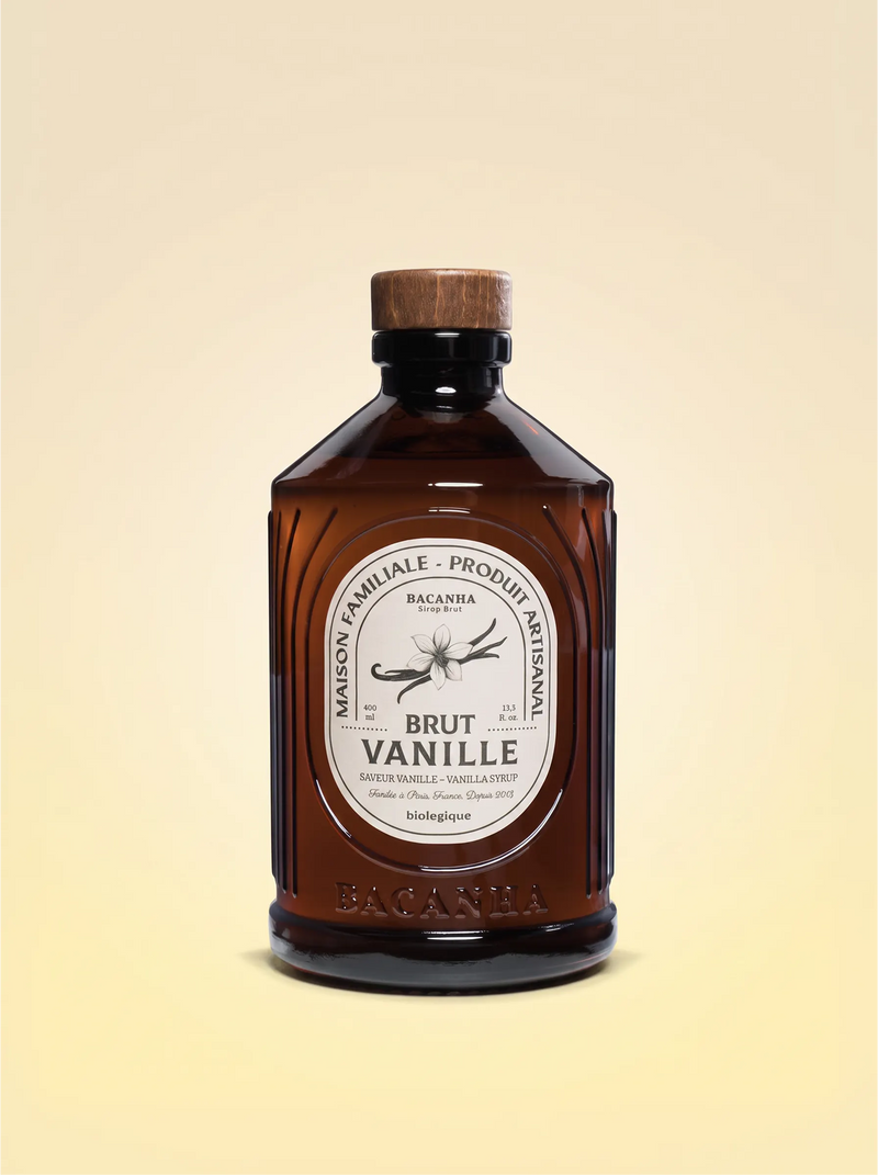 Bacanha Sirop Brut Vainilla —Sirope natural ecológico