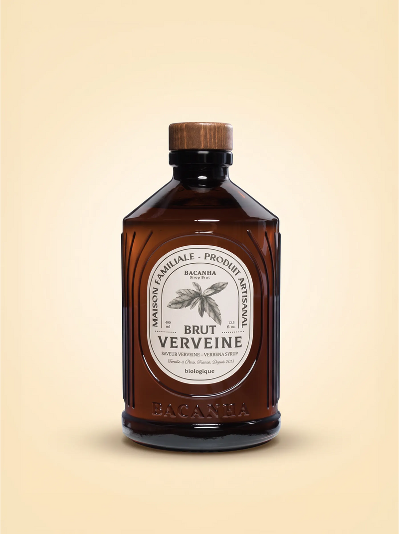 Bacanha Sirop Brut Verbena —Sirope natural ecológico