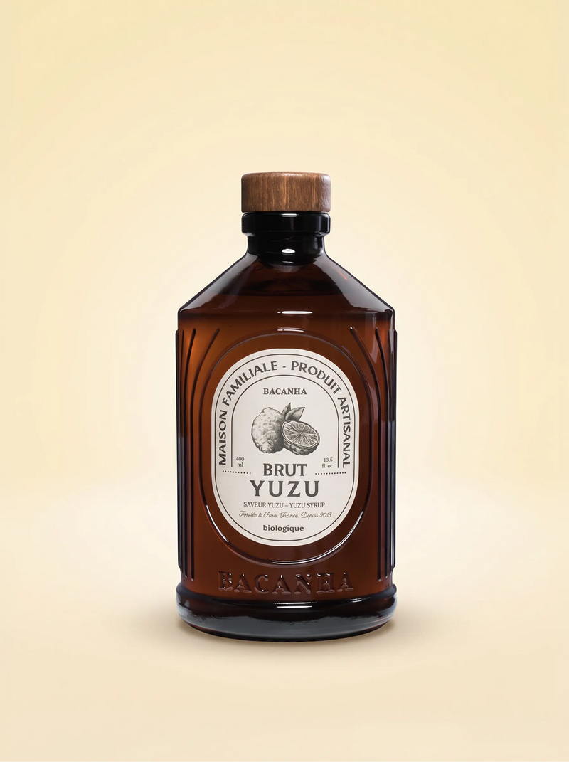 Bacanha Sirop Brut Yuzu — Sirope natural ecológico