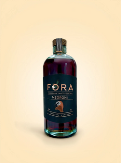 FORA Negroni — cocktail aged in Rioja barrels