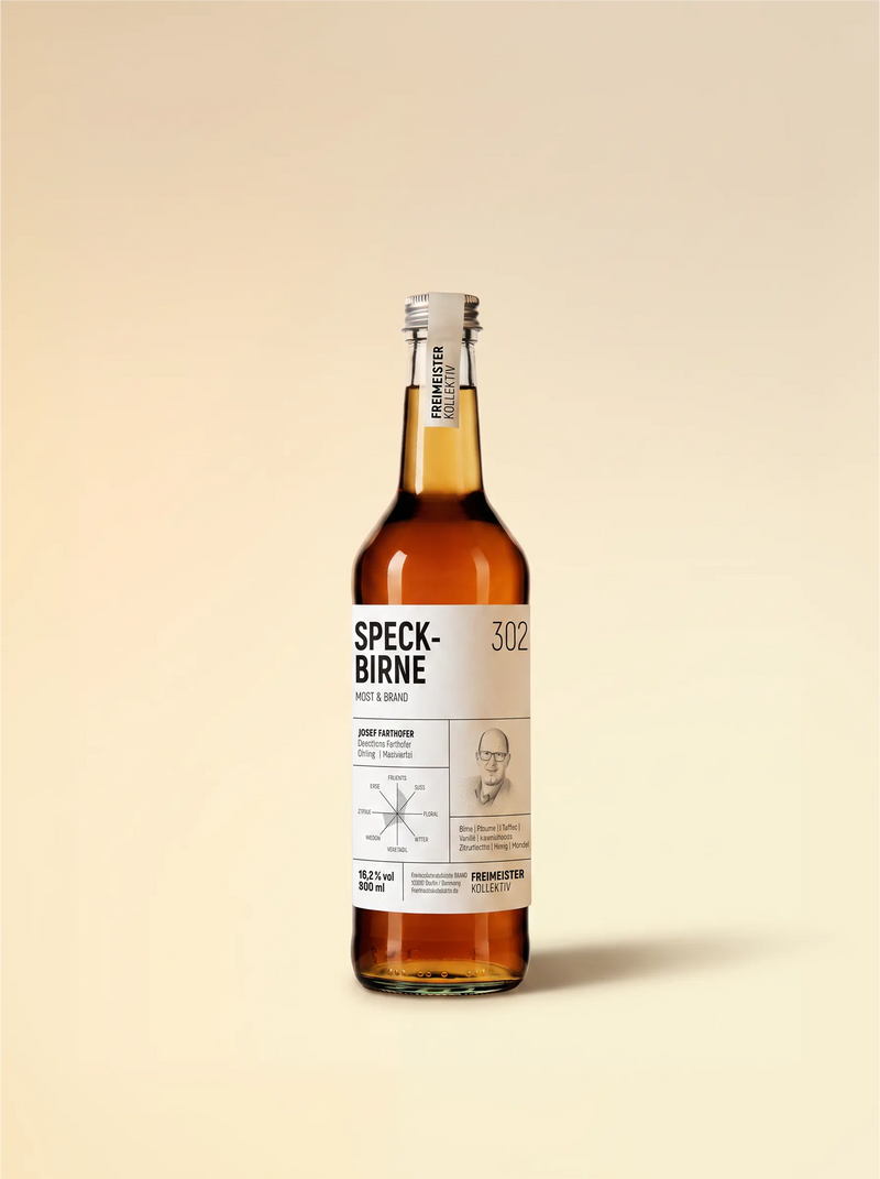 Freimeister Speckbirne 302 — Vino fortificado de pera